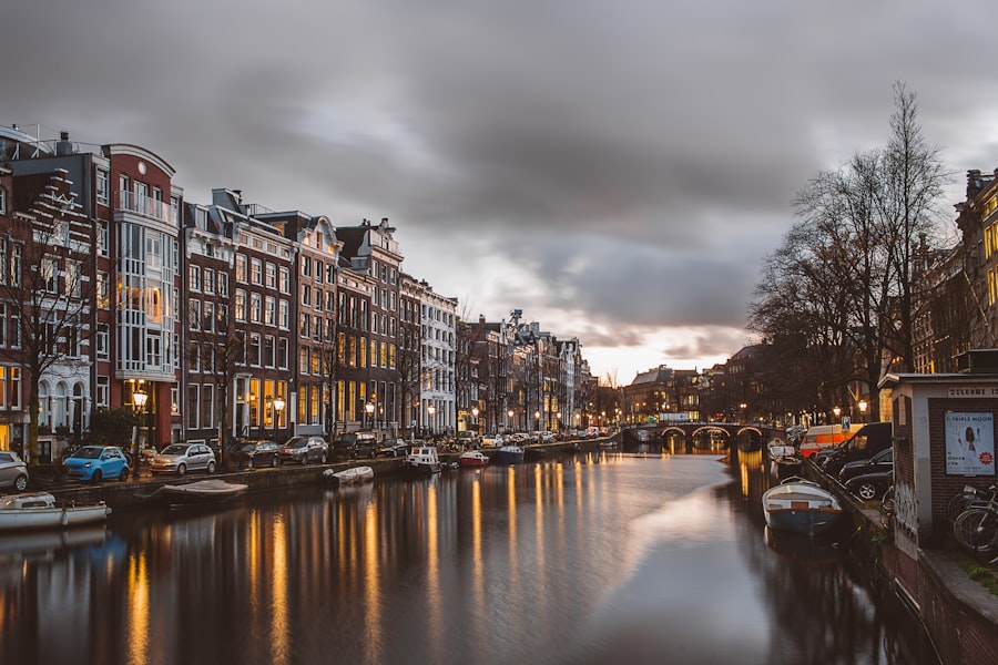 Amsterdam city view
